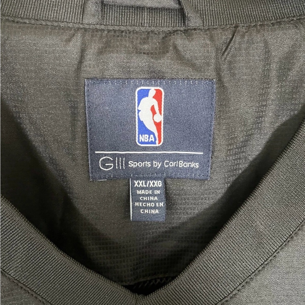 Rare Los Angeles Lakers GIII Carl Banks Pullover Windbreaker Jacket Black Mens - Picture 5 of 7